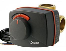 Komplekts VRG131 Rp1",Kvs10,+ARA661,Esbe Trīsceļu vārsts VRG131, vārsta motors ARA661, komplekts