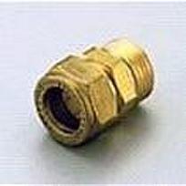 Kompresijas pāreja Cu caurulei 18x1/2"M Kompresijas pāreja Cu caurulei ar ārējo vītni
