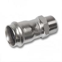 NiroSan pres pāreja 18x1/2"M NiroSan pāreja ārējā vītne (M), 9243g