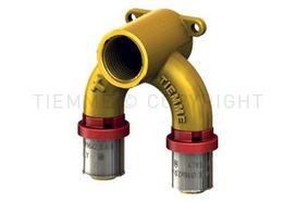 PE-X pres U-tipa s.stipr.16x1/2"F,H40, TH,Tiemme PE-X presējams U-tipa sienas stiprinājums, H40mm