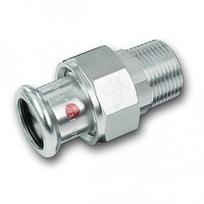 SANHA-Therm cinkota tērauda saskrūve 18x1/2"M Cinkota tērauda saskrūve M vītne