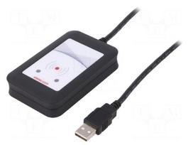 RFID reader | 4.3÷5.5V | USB | antenna | Range: 100mm | 88x56x18.5mm