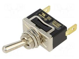 Switch: toggle | Pos: 2 | SPST | OFF-ON | 10A/250VAC | Leads: connectors