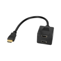 Kompiuterių komponentai ir priedai // PC/USB/LAN kabeliai // Adapter wtyk HDMI - 2x gniazdo HDMI 20 cm