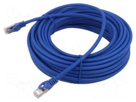 Patch cord | S/FTP | Cat 6a | RJ45 plug,both sides | stranded | Cu | 15m