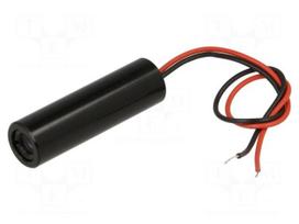 Module: laser | 1mW | red | dot | 650nm | 2.7÷3.3VDC | 10÷30mA
