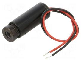 Module: laser | 0.4mW | red | dot | 650nm | 2.7÷3.3VDC | 10÷30mA