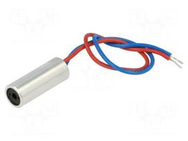 Module: laser | 0.4mW | red | dot | 635nm | 4.5÷5.5VDC | 15÷45mA