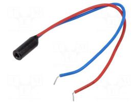 Module: laser | 0.4mW | red | dot | 650nm | 3VDC | 5÷35mA | Laser class: 1