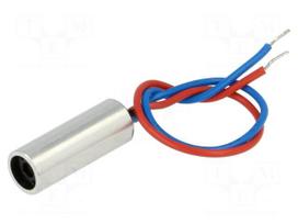 Module: laser | 0.4mW | red | dot | 650nm | 2.7÷3.3VDC | 10÷30mA