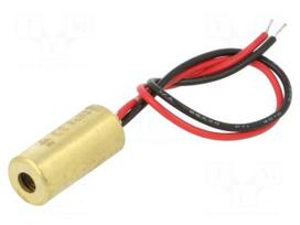 Module: laser | 0.4mW | red | dot | 650nm | 3÷12VDC | 5÷25mA