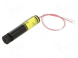 Module: laser | 5mW | green | line | 532nm | 2.7÷3.3VDC | 100÷300mA | 90°