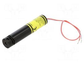 Module: laser | 5mW | green | line | 532nm | 2.7÷3.3VDC | 50÷350mA | 90°