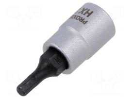 Socket: hex key-bit | HEX 3mm | 1/4" | Socket bit length: 33mm