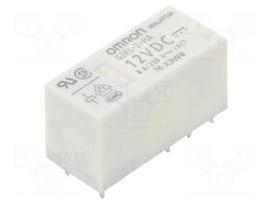 Relay: electromagnetic | Ucoil: 12VDC | DPDT | Icontacts max: 8A | G2RL
