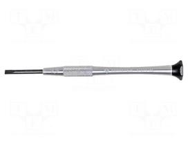 Screwdriver: precision | slot | 2.5x0.4mm | Blade length: 22mm
