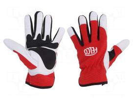 Protective gloves | Size: M | leather,spandex