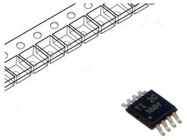 IC: interface | transceiver | half duplex,RS485 | 10000kbps | VSSOP8