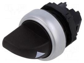 Switch: rotary | 22mm | Stabl.pos: 1 | IP66,IP67,IP69K | Platinum