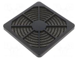 Filter | Ø120mm | plastic | 1set | black | Mounting: screw
