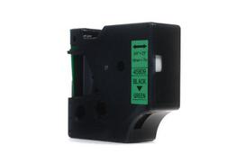 Ribbon JetWorld Replacement Dymo D1 Black on Green, 19mm x 7m (45809) (S0720890)
