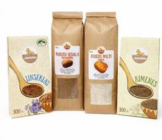 Duonos kepimo rinkinys Nr.2: Fermentuotas salyklas 700g-1 vnt., nefermentuotas salyklas 700g-1 vnt., linų sėmenys 300g-1 vnt., kuminai 300g-1 vnt., Fermentuotas salyklas 700g-1 vnt., nefermentuotas salyklas 700g-1 vnt., linų sėmenys 300g-1 vnt., kuminai 300g-1 vnt.