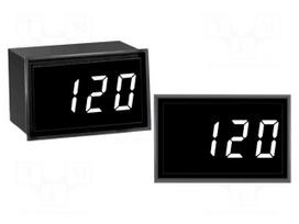 Voltmeter | digital,mounting | VAC: 85÷264V | on panel | LED | 3 digit