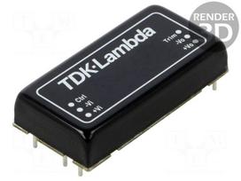 Converter: DC/DC | 40.3W | Uin: 9÷36VDC | Uout: 3.3VDC | Iout: 12.2A | THT
