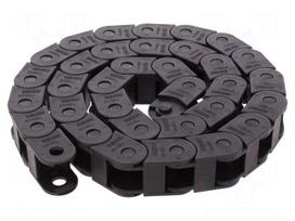 Cable chain | LIGHT | Bend.rad: 28mm | L: 986mm | non-openable frames