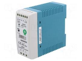 Power supply: switching | for DIN rail | 60W | 24VDC | 180÷264VAC