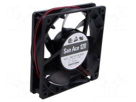 Fan: DC | axial | 12VDC | 120x120x25mm | 195m3/h | 48dBA | ball | 3650rpm