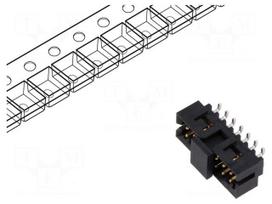 Connector: PCB-cable/PCB | socket | male | PIN: 14 | Milli-Grid | THT