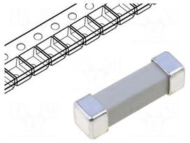 Fuse: fuse | ceramic | 100mA | 250V | time-lag | 16x4.5x4.5mm | SMD