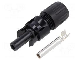 Connector: solar | plug | female | MC4 | 39A | 1kV | IP2X,IP65,IP68