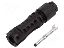 Connector: solar | plug | male | MC4 Evo 2 | 53A | 1.5kV | IP2X,IP65,IP68