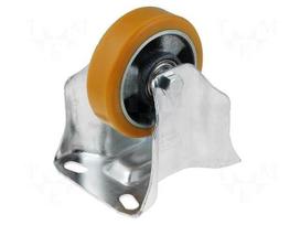 Transport wheel | Ø: 100mm | W: 30mm | H: 128mm | rigid | Dyn.load: 2000N