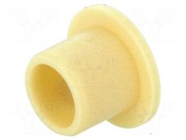 Bearing: sleeve bearing | with flange | Øout: 17mm | Øint: 15mm | L: 9mm