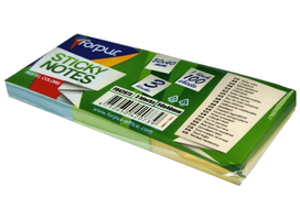 Sticky Notes Forpus, 40x50mm, 3 pastel colours (3x100)
