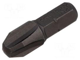 Screwdriver bit | Phillips | PH4 | 1/4" | Overall len: 25mm