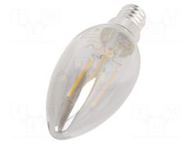LED lamp | E14 | grey | 230VAC | 4W | 360° | 2700K