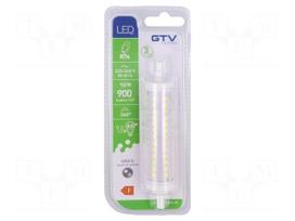LED lamp | neutral white | R7S | 230VAC | 900lm | 9W | 360° | 4000K