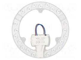 Lamp: LED light panel | 18W | 230VAC | Ø176mm | 3000K | CRImin: 80