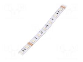 LED tape | RGB | Case (mm): 5050 | LED/m: 60 | 10mm | IP20 | 120° | 24VDC