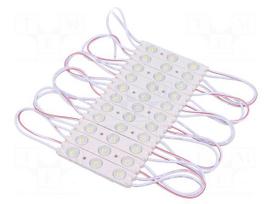 LED | white | 6500K | 1.2W | 120lm | IP67 | 160° | No.of diodes: 3 | -25÷55°C