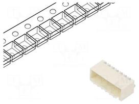 Connector: wire-board | socket | male | PIN: 7 | Pico-SPOX | horizontal