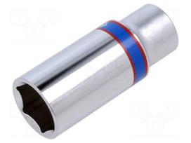 Socket: 6-angles | socket spanner | 19mm | 3/8" | long