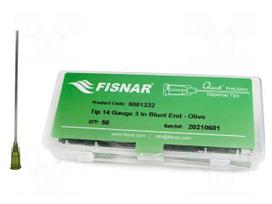 Needle: steel | 3" | Size: 14 | straight | 1.6mm | Mounting: Luer Lock