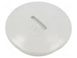 Stopper | PG29 | polystyrene | light grey | 8mm