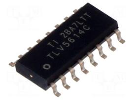 IC: D/A converter | 12bit | 102ksps | Ch: 4 | SOIC16 | 0÷70°C | 2.7÷5.5VDC