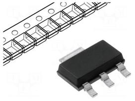 IC: voltage regulator | LDO,linear,fixed | 1.2V | 1A | SOT223-3 | SMD